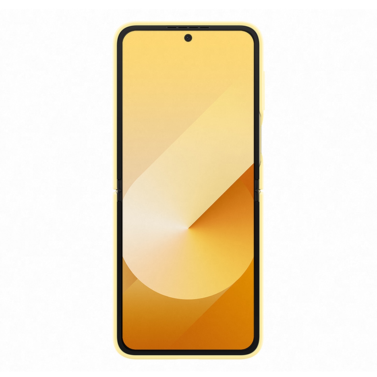 Funda Samsung de silicona amarilla para Galaxy Z Flip6 / Flip7 FE Amarillo-3