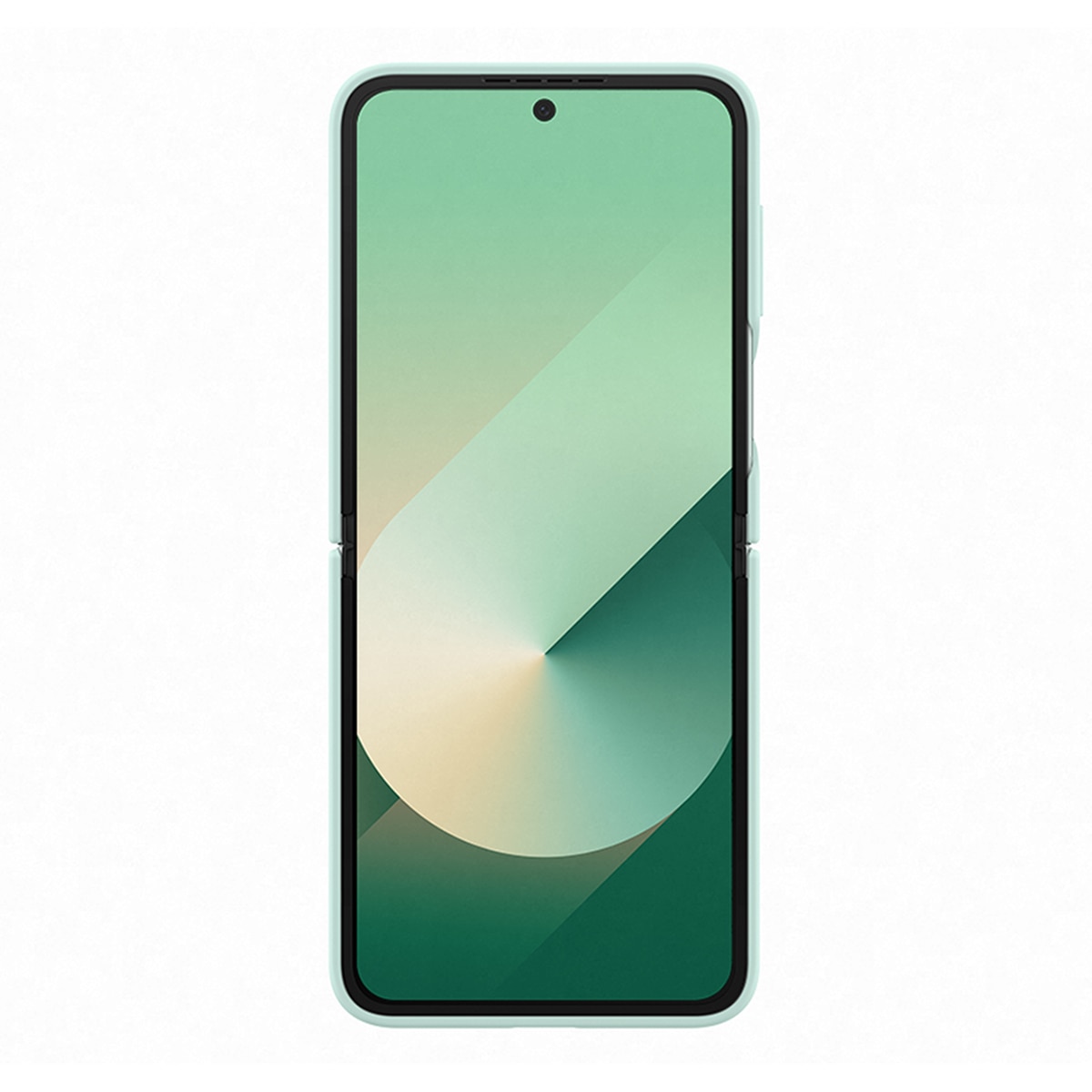 Funda Samsung de silicona verde menta para Galaxy Z Flip6 / Z Flip7 FE Verde menta-3