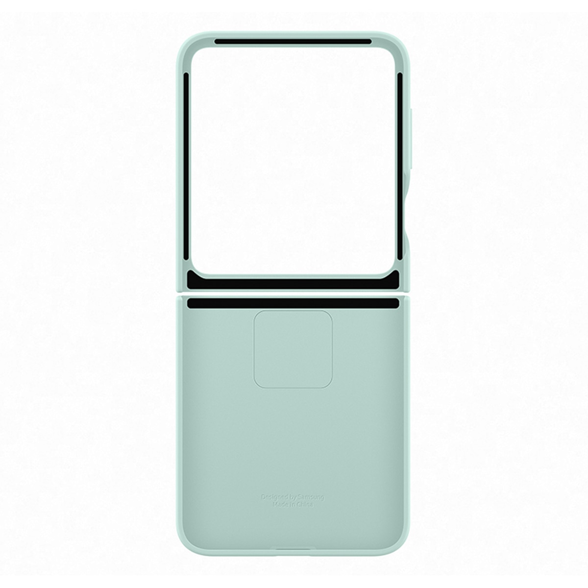 Funda Samsung de silicona verde menta para Galaxy Z Flip6 / Z Flip7 FE Verde menta-5