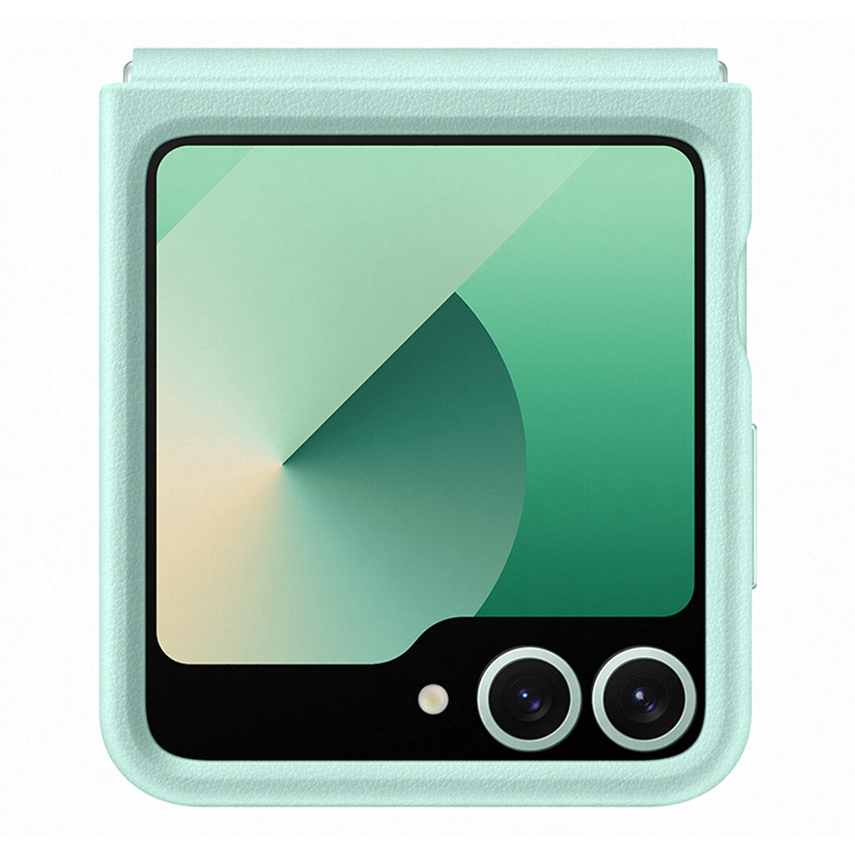 Funda Samsung de ecopiel verde menta para Galaxy Z Flip6 Verde menta-2
