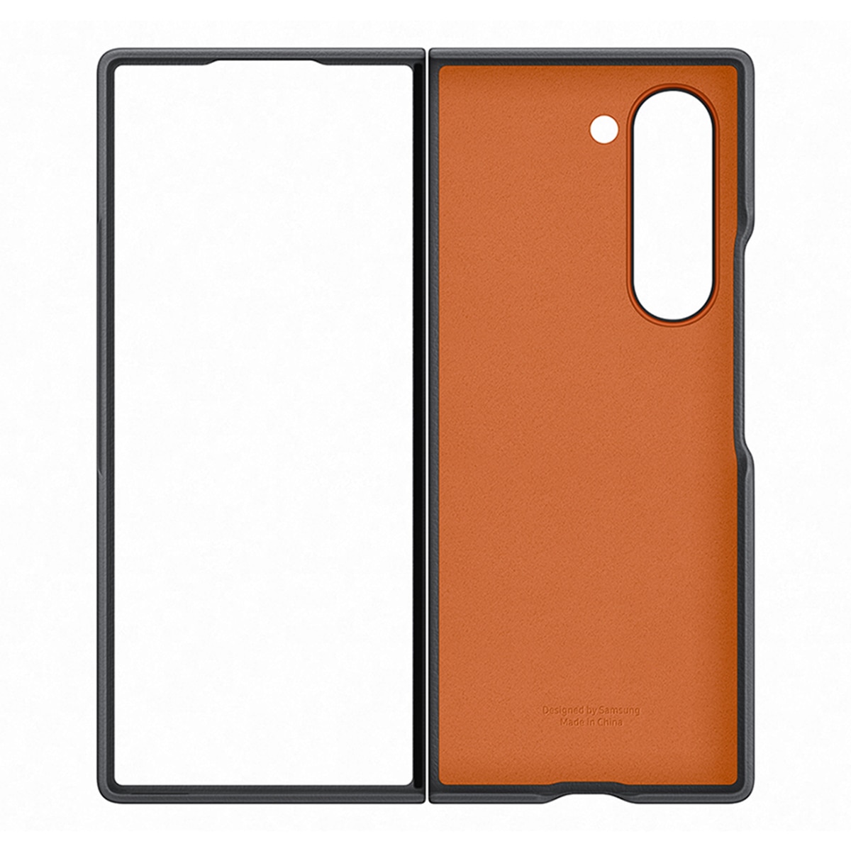Capa Vegan para Samsung Galaxy Z Fold 6 - Cinzento Cinzento-2
