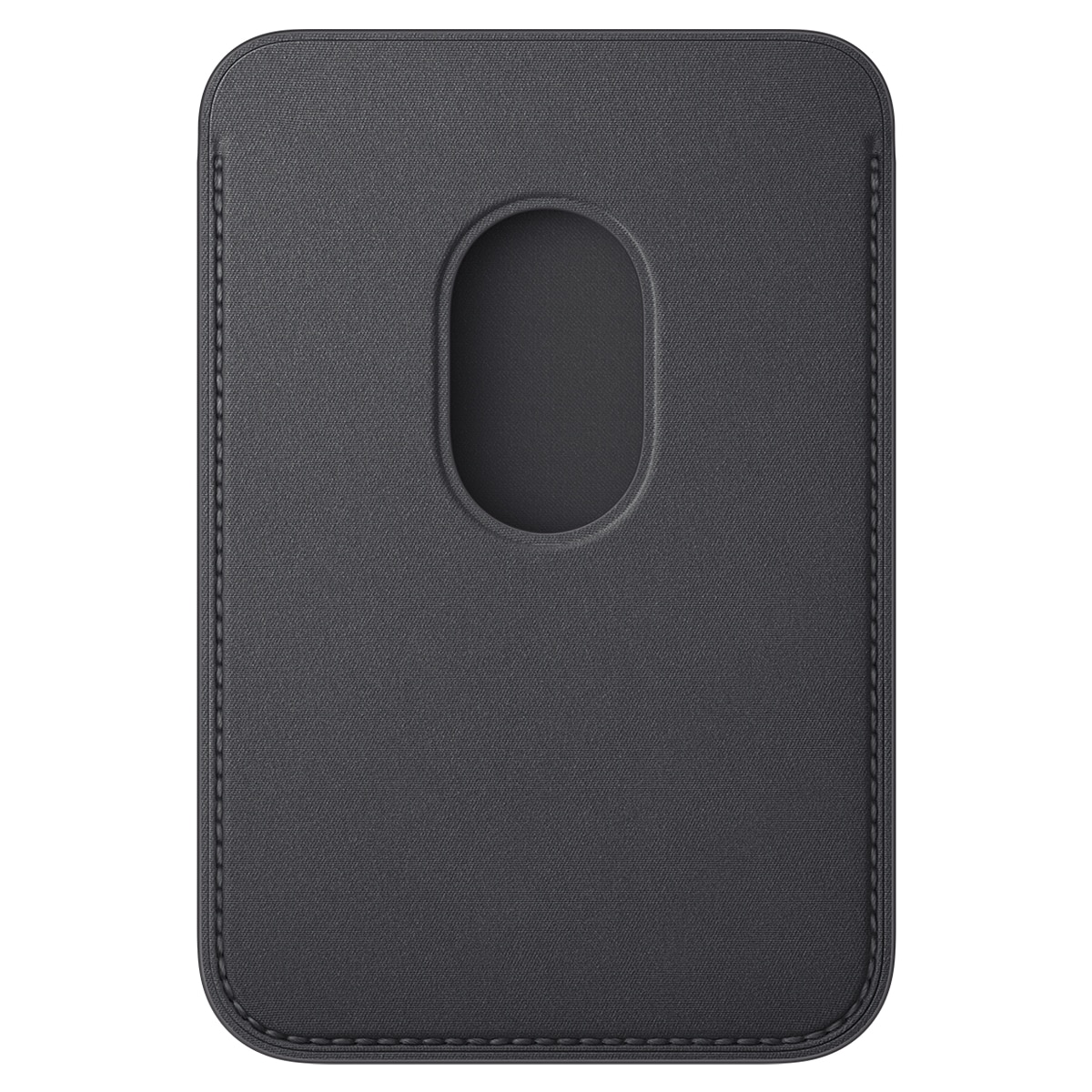Cartera de trenzado fino Negro Apple con MagSafe para iPhone 2