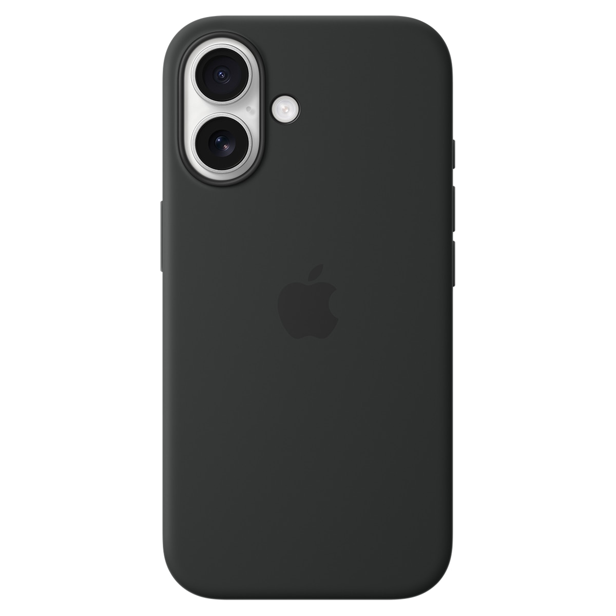Funda de silicona Negro Apple con MagSafe para iPhone 16 1