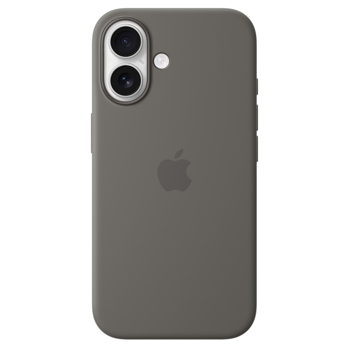 Funda de silicona Gris piedra Apple con MagSafe para iPhone 16 1