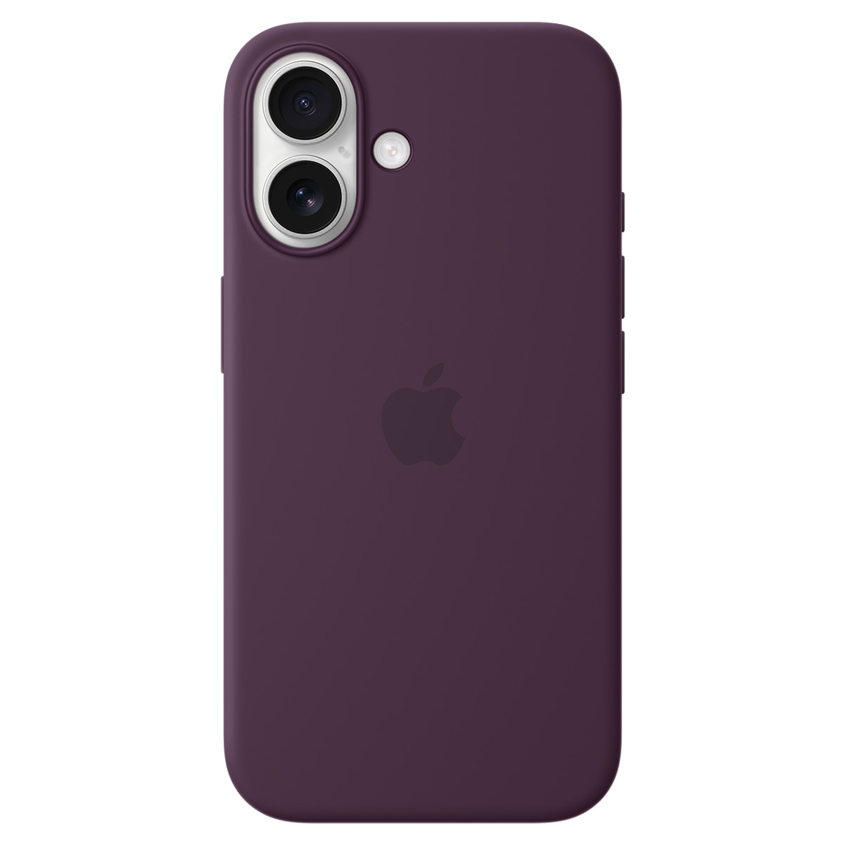 Funda de silicona Ciruela Apple con MagSafe para iPhone 16 1