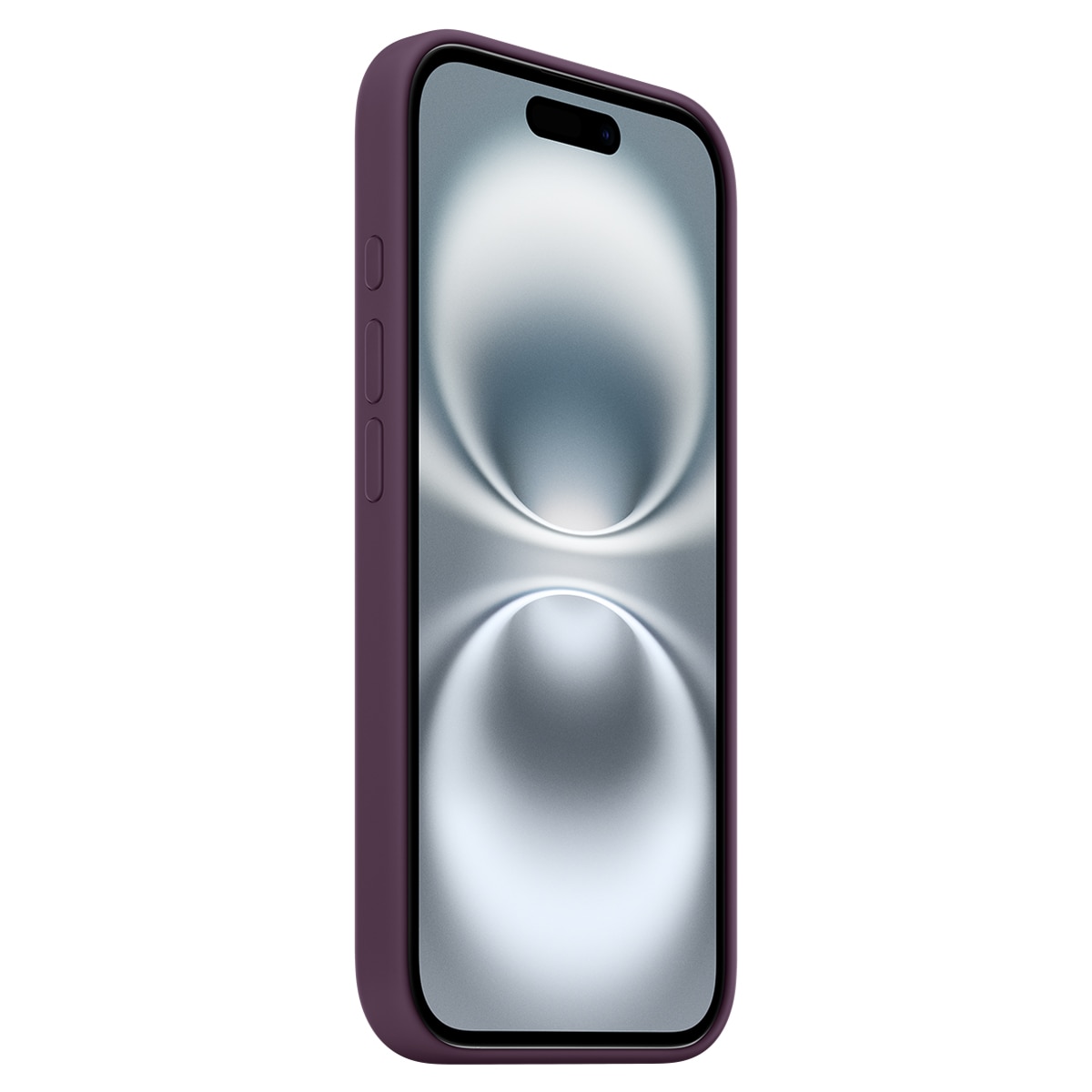 Funda de silicona Ciruela Apple con MagSafe para iPhone 16 2