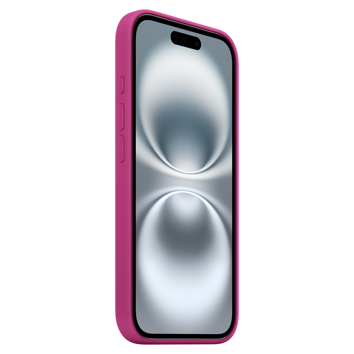Funda de silicona Fucsia Apple con MagSafe para iPhone 16 2