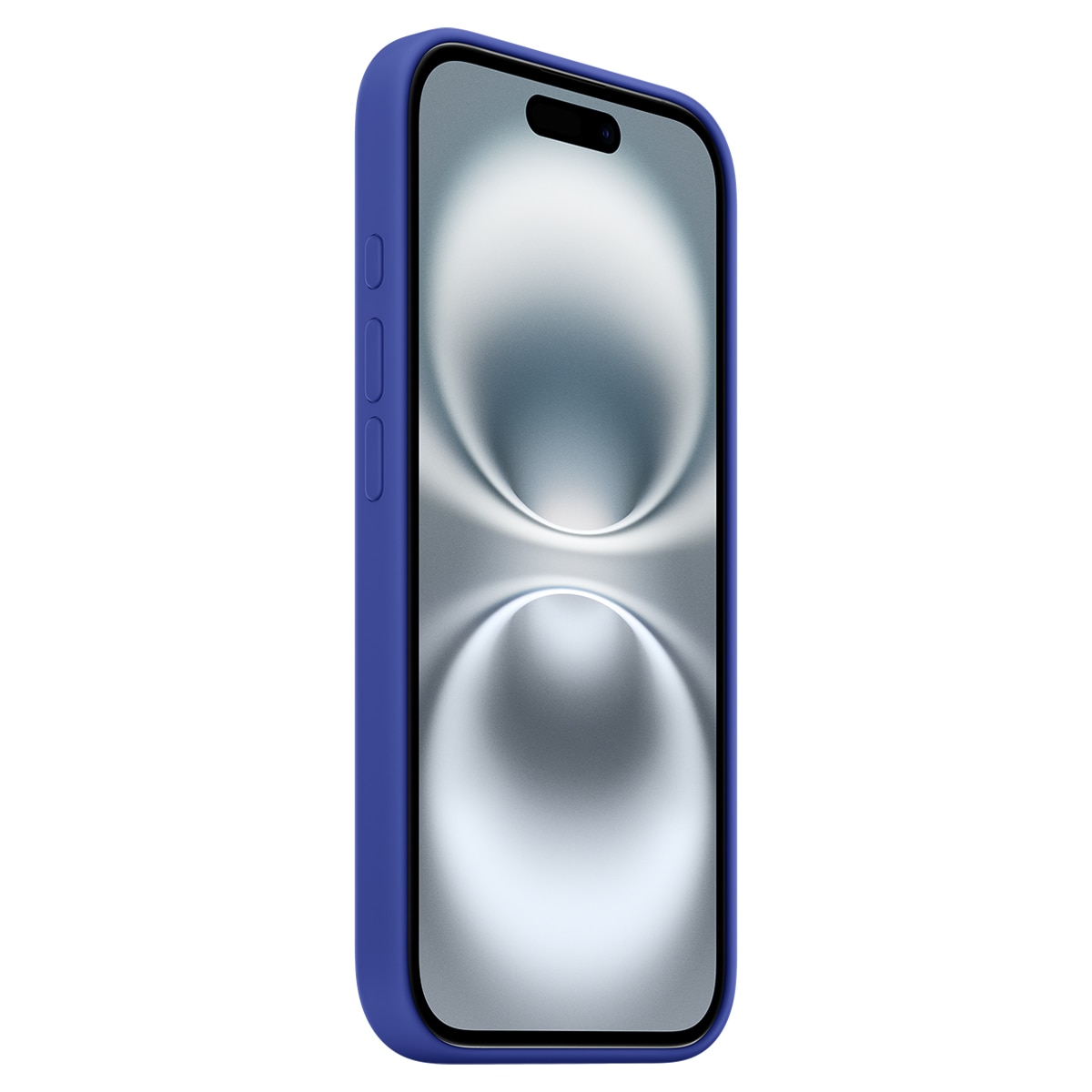 Funda de silicona Azul ultramar Apple con MagSafe para iPhone 16 2