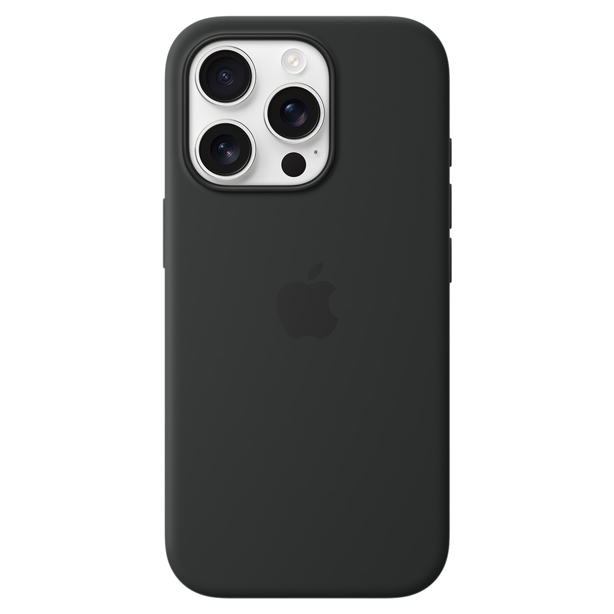 Funda de silicona Negro Apple con MagSafe para iPhone 16 Pro 1