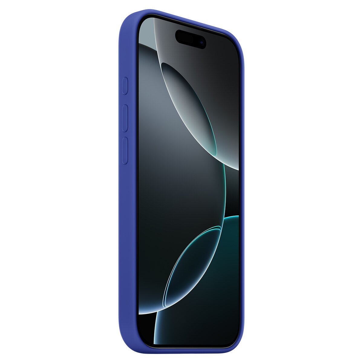 Funda de silicona Azul ultramar Apple con MagSafe para iPhone 16 Pro 2