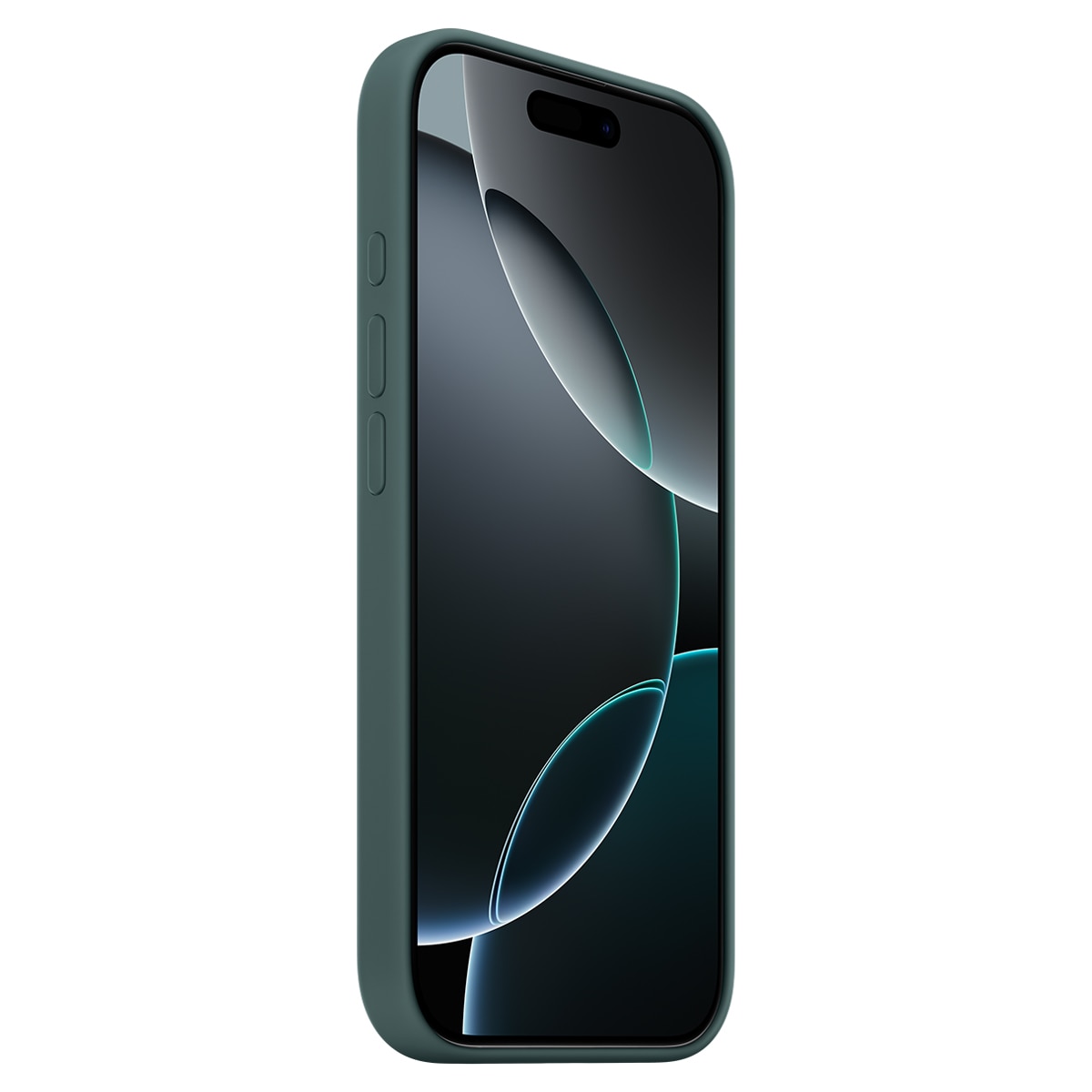 Funda de silicona Verde lago Apple con MagSafe para iPhone 16 Pro 2