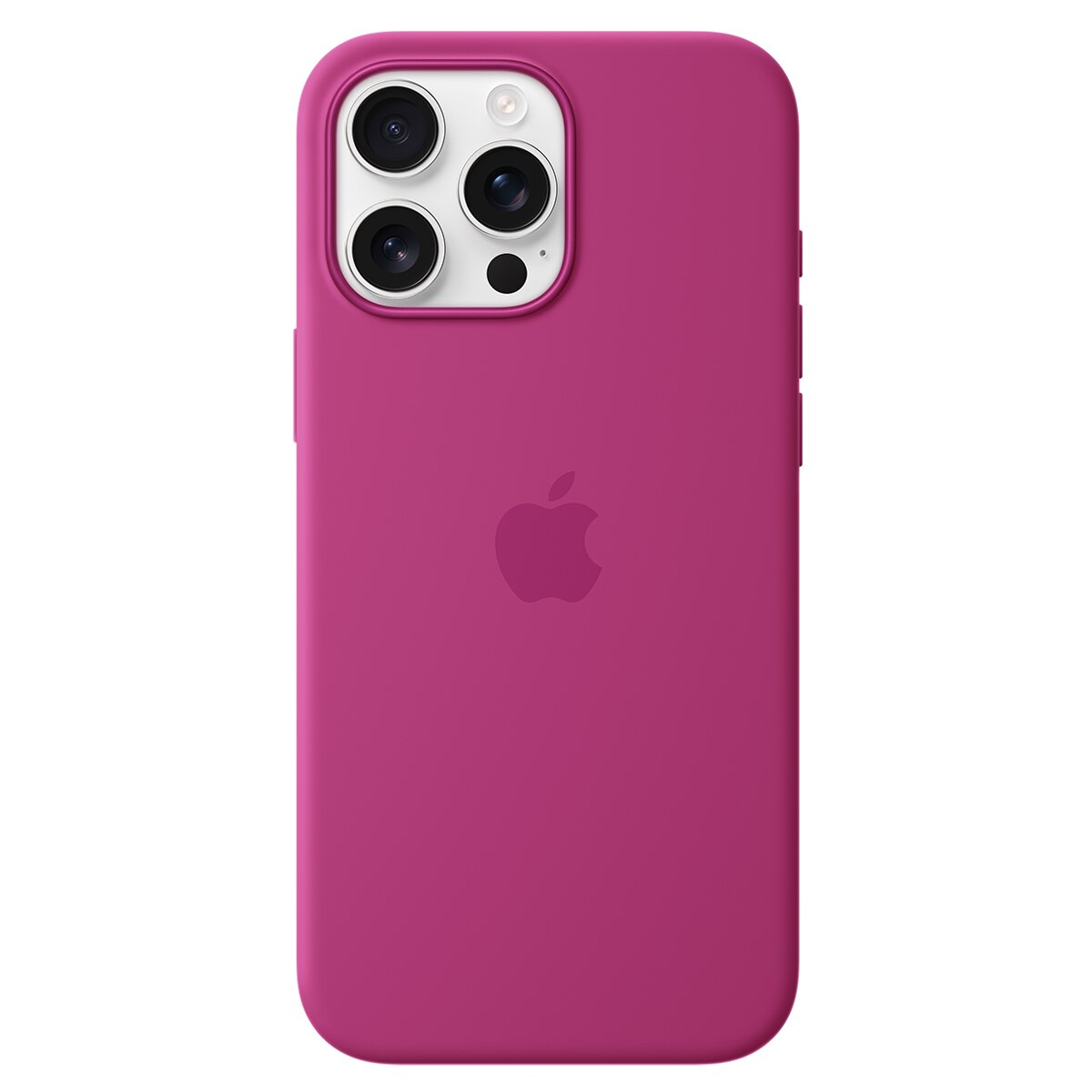 Funda de silicona Fucsia Apple con MagSafe para iPhone 16 Pro Max 1