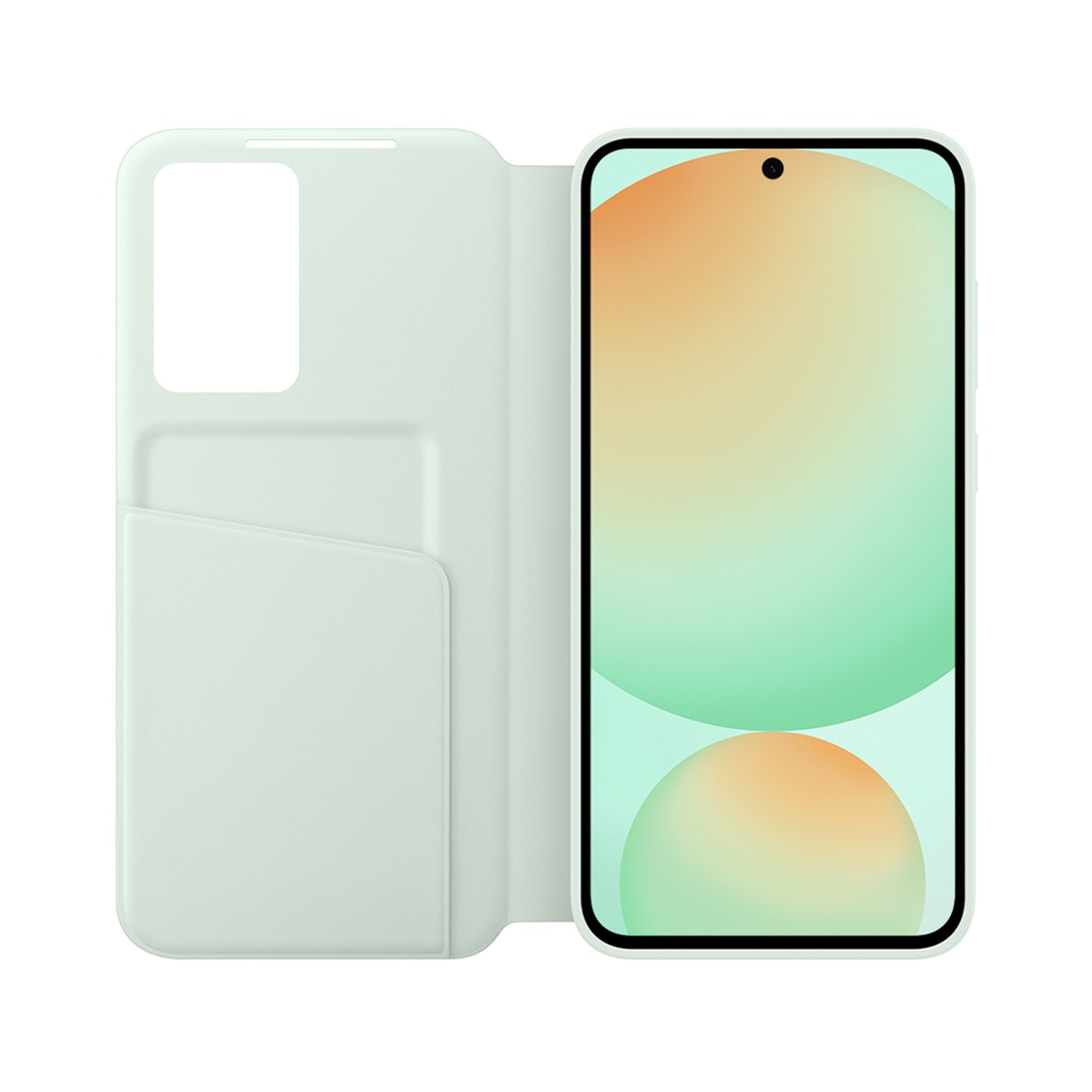 Funda con tapa inteligente verde menta Samsung para Galaxy S24 FE Verde-2
