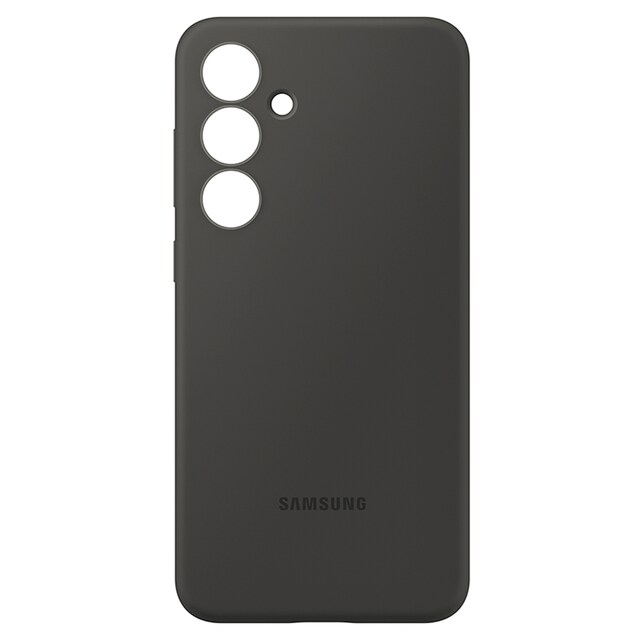Imagen 0 de Funda de silicona negra Samsung para Galaxy S24 FE