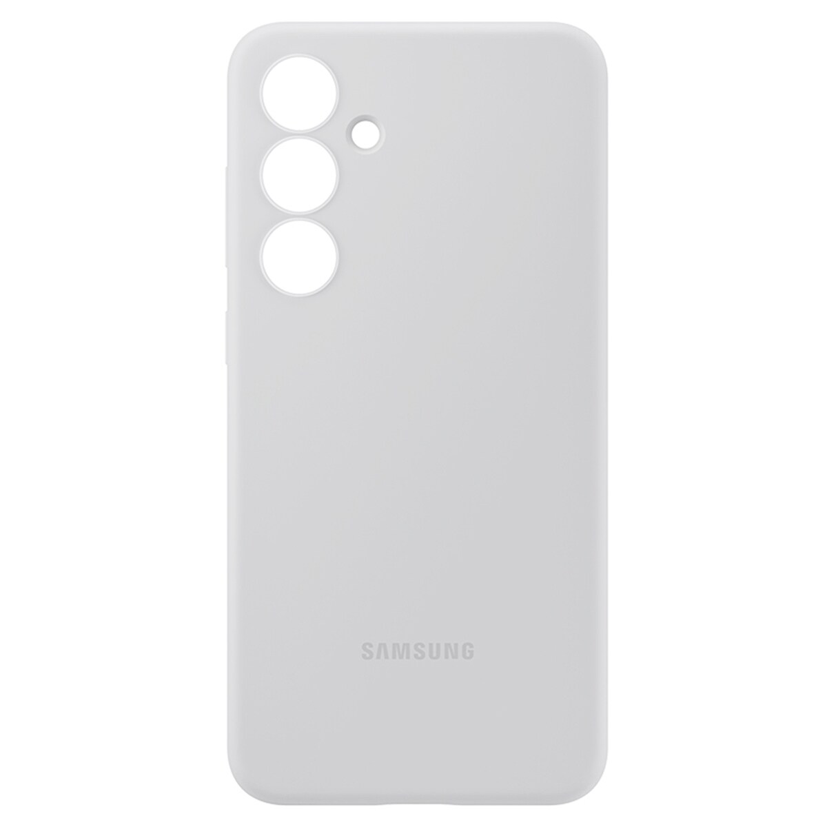 Funda de silicona gris Samsung para Galaxy S24 FE Gris-1