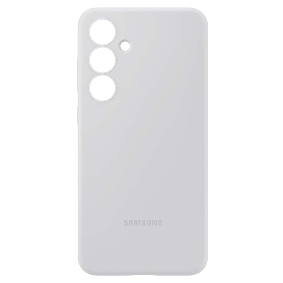 Funda de silicona gris Samsung para Galaxy S24 FE Gris-1