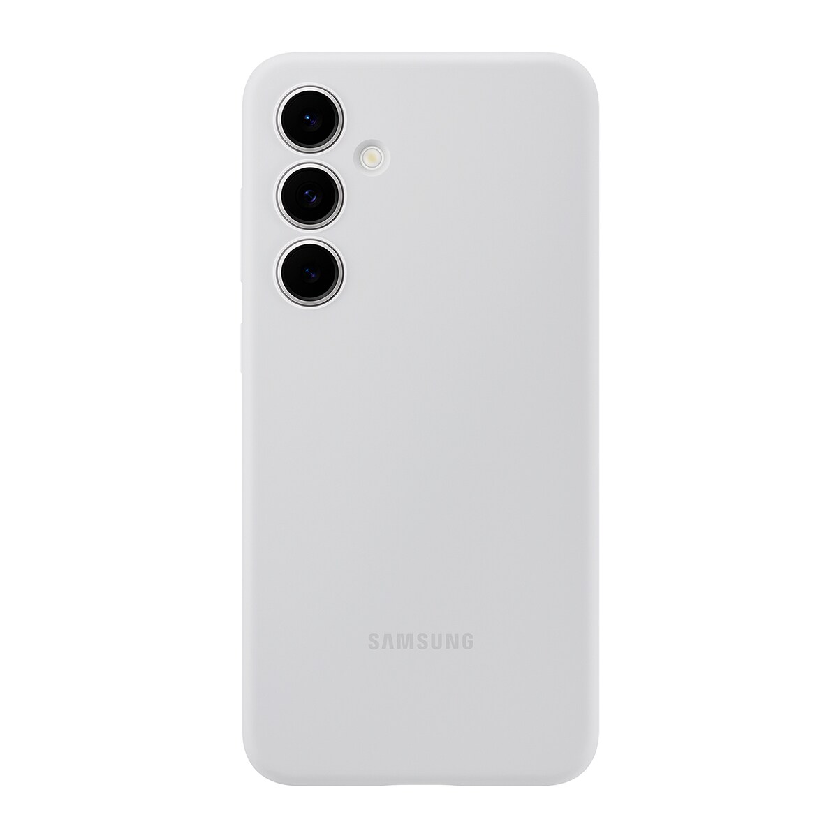 Funda de silicona gris Samsung para Galaxy S24 FE Gris-4
