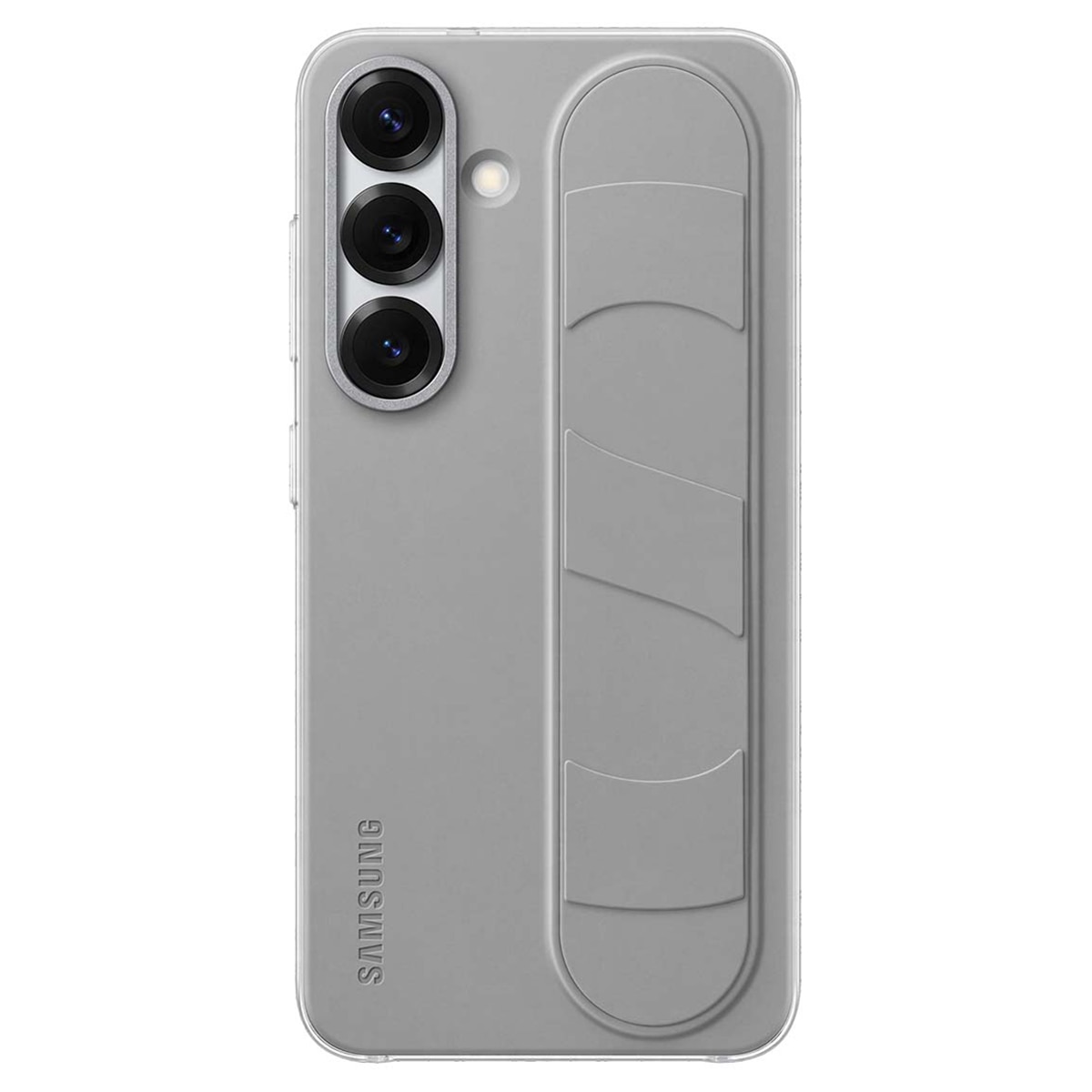 Imagem 0 de Capa com Suporte para Samsung Galaxy S25 - Cinzento