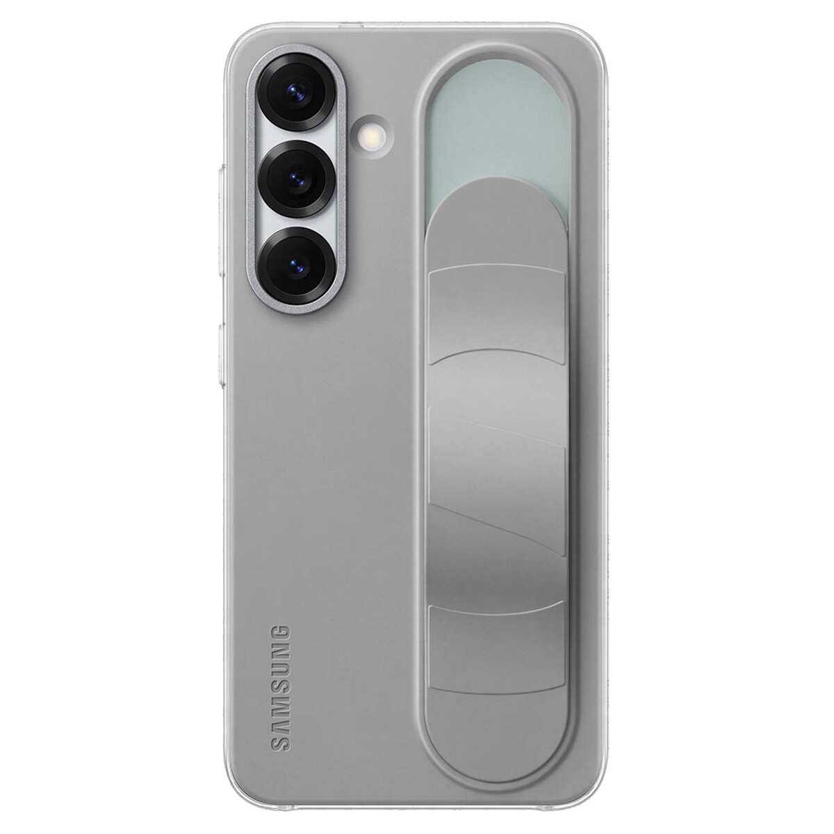 Capa com Suporte para Samsung Galaxy S25 - Cinzento Cinzento-2