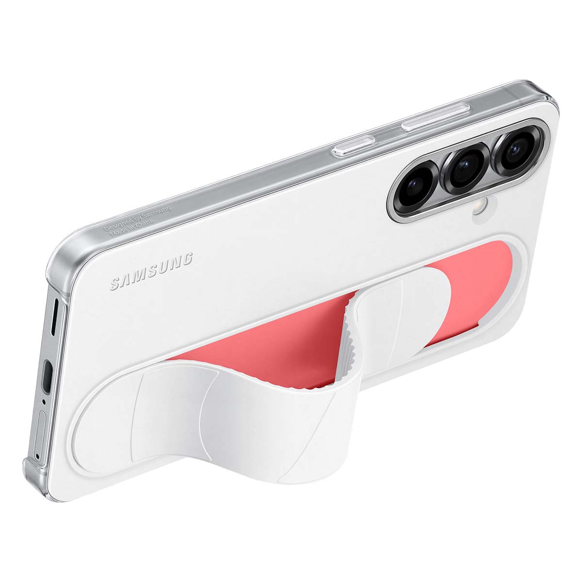 Capa com Suporte para Samsung Galaxy S25 - Branco Branco-3