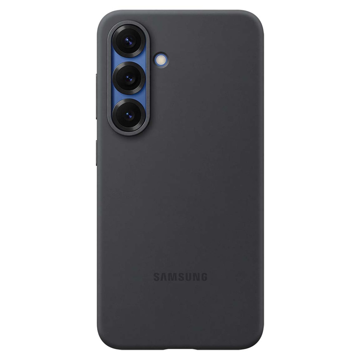 Capa de Silicone para Samsung Galaxy S25 - Preto Preto-1