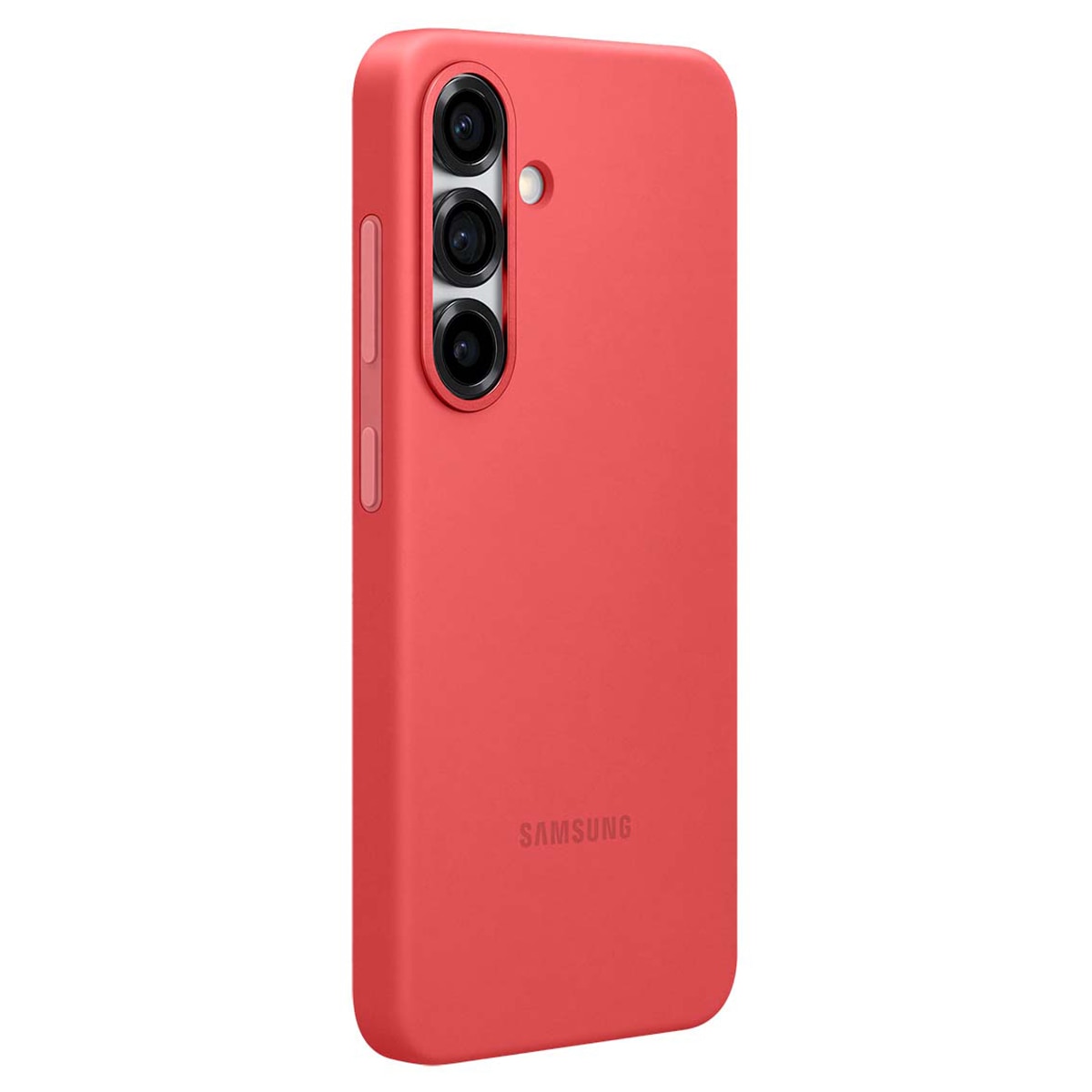 Capa de Silicone para Samsung Galaxy S25 - Vermelho Vermelho-2