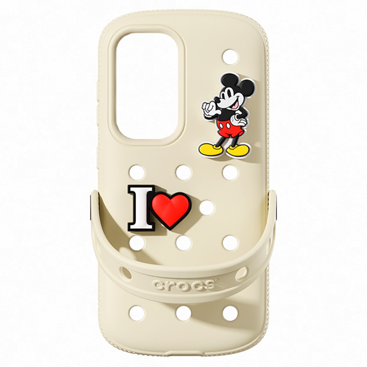 Samsung - Funda Crocs amarilla para Samsung Galaxy S25.