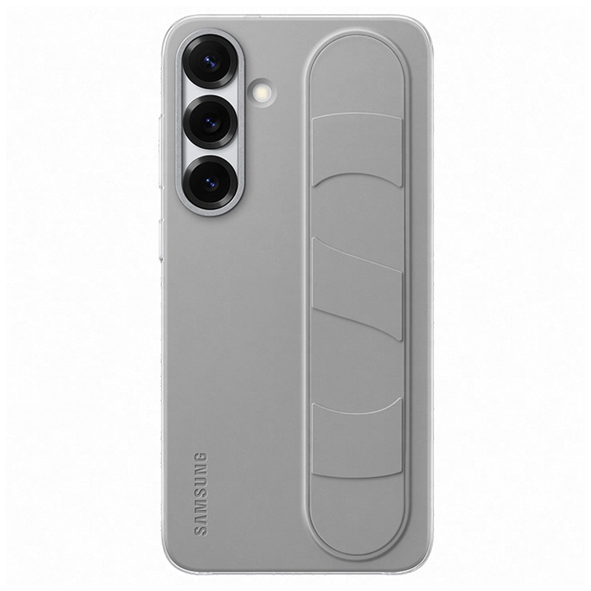 Imagem 0 de Capa com Suporte para Samsung Galaxy S25+ - Cinzento