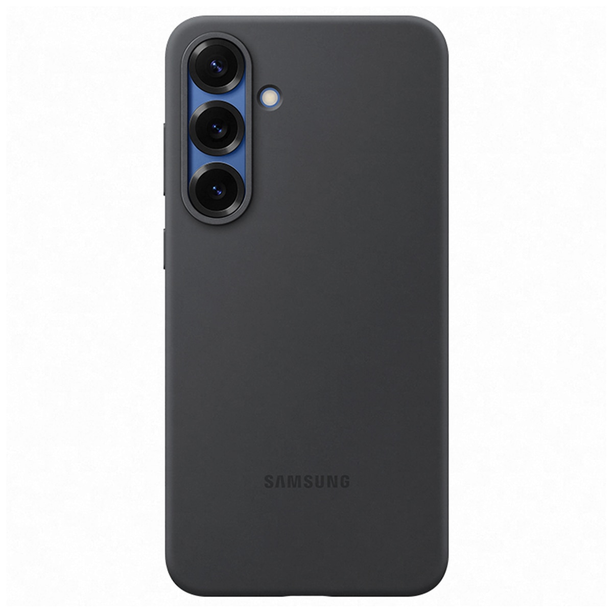Capa de Silicone para Samsung Galaxy S25+ - Preto Preto-1