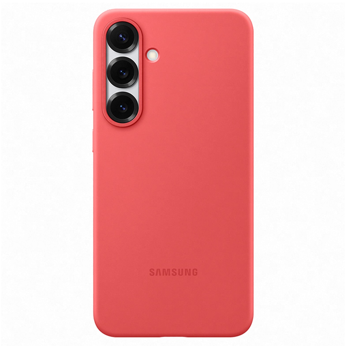 Capa de Silicone para Samsung Galaxy S25+ - Vermelho Vermelho-1