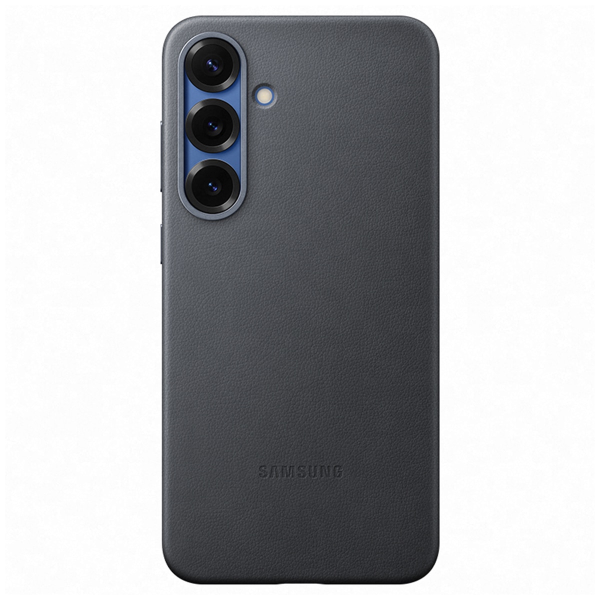 Capa de Pele Vegan para Samsung Galaxy S25+ - Preto Preto-1