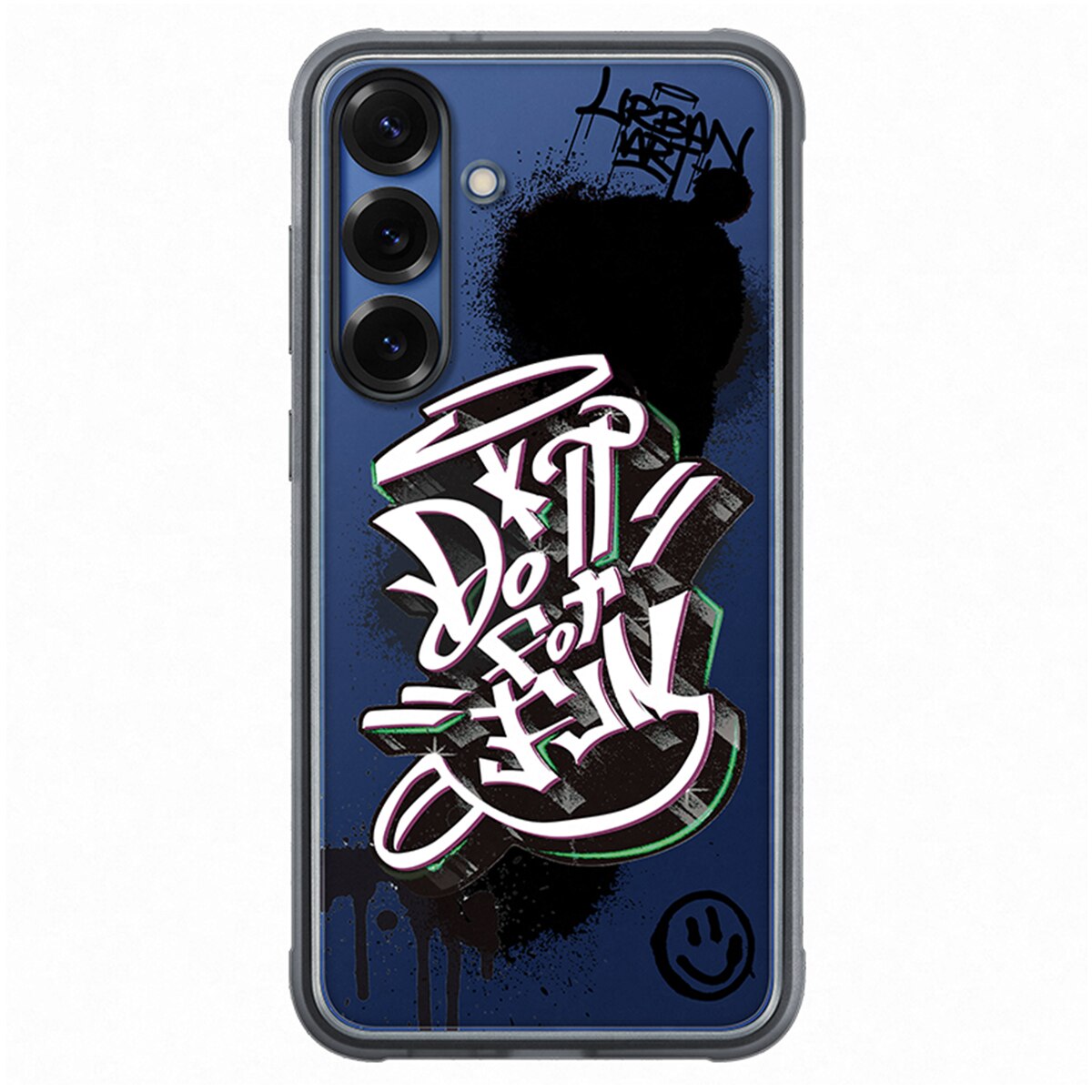 Capa FlipSuit Rugosa para Samsung Galaxy S25+ - Preto Preto-1