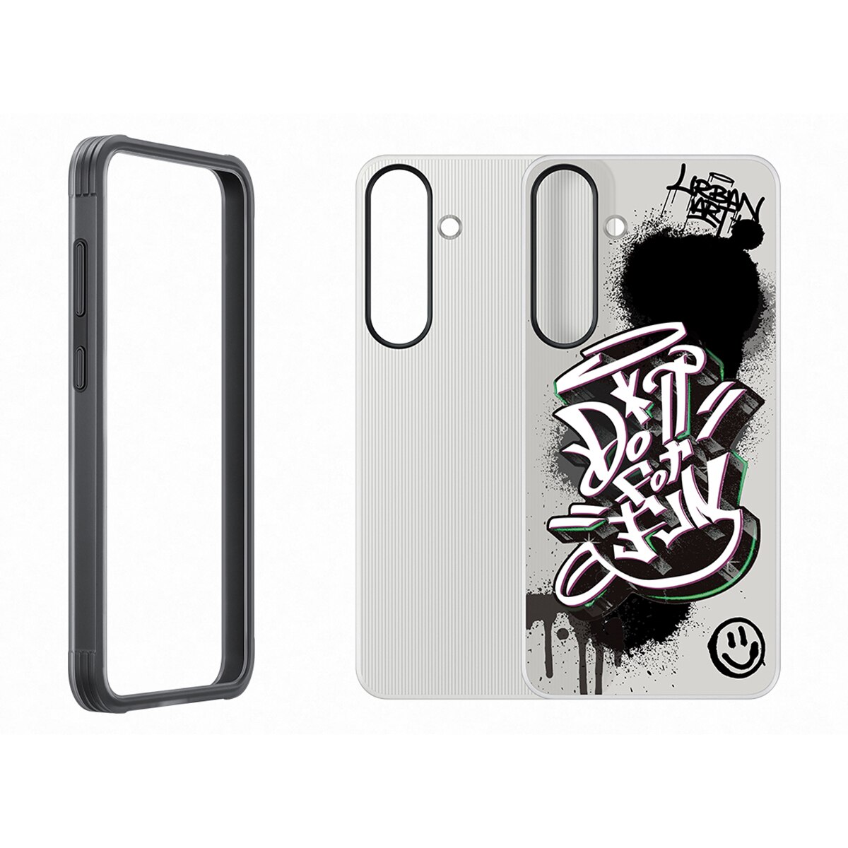 Capa FlipSuit Rugosa para Samsung Galaxy S25+ - Preto Preto-7