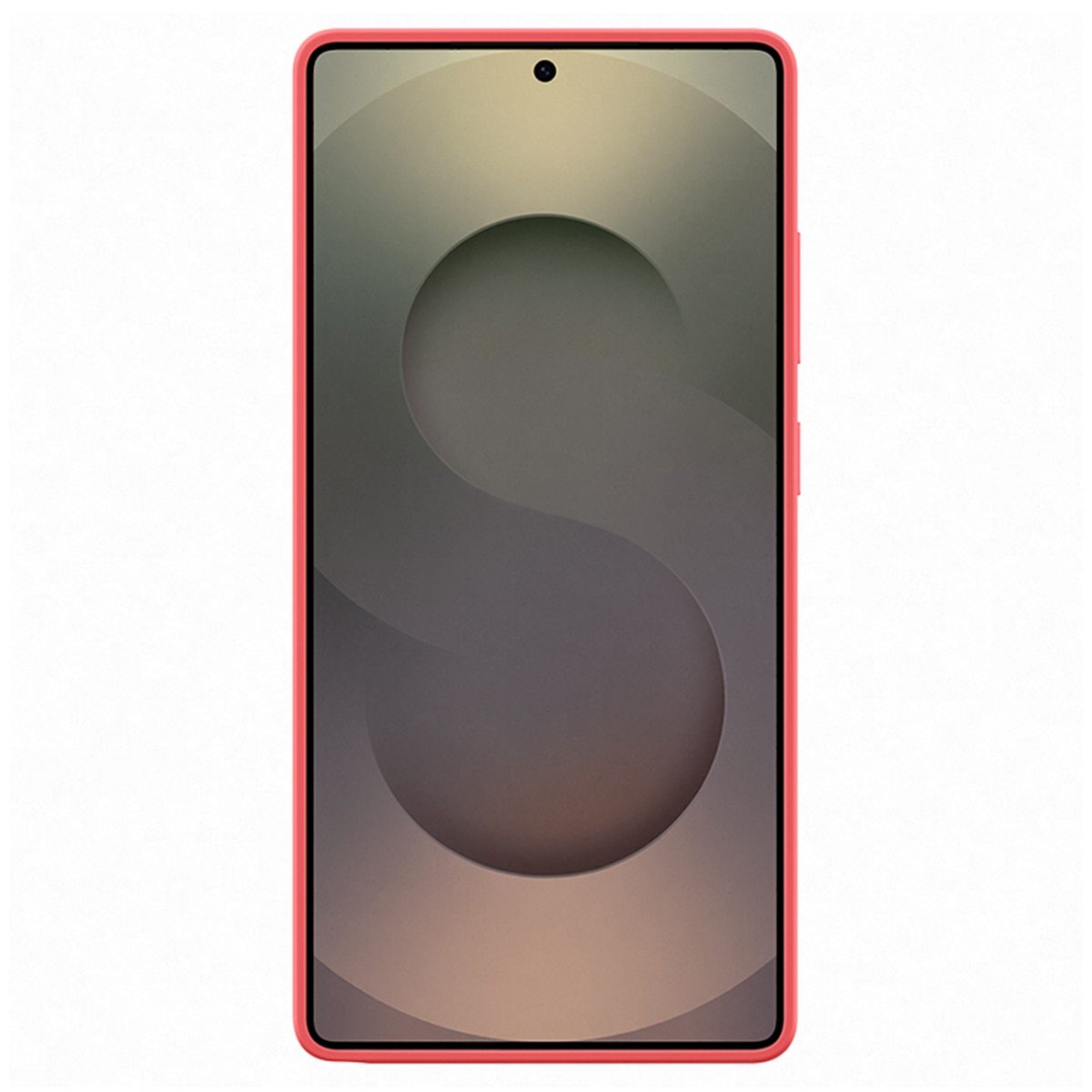 Capa de Silicone para Samsung Galaxy S25 Ultra - Vermelho Vermelho-3