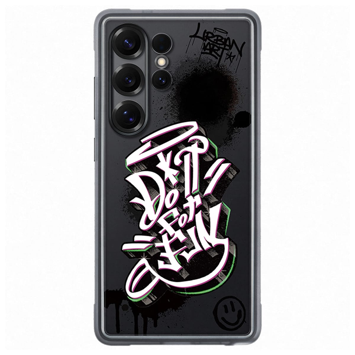 Funda Flipsuit rugerizada negra para Samsung Galaxy S25 Ultra Negro-1