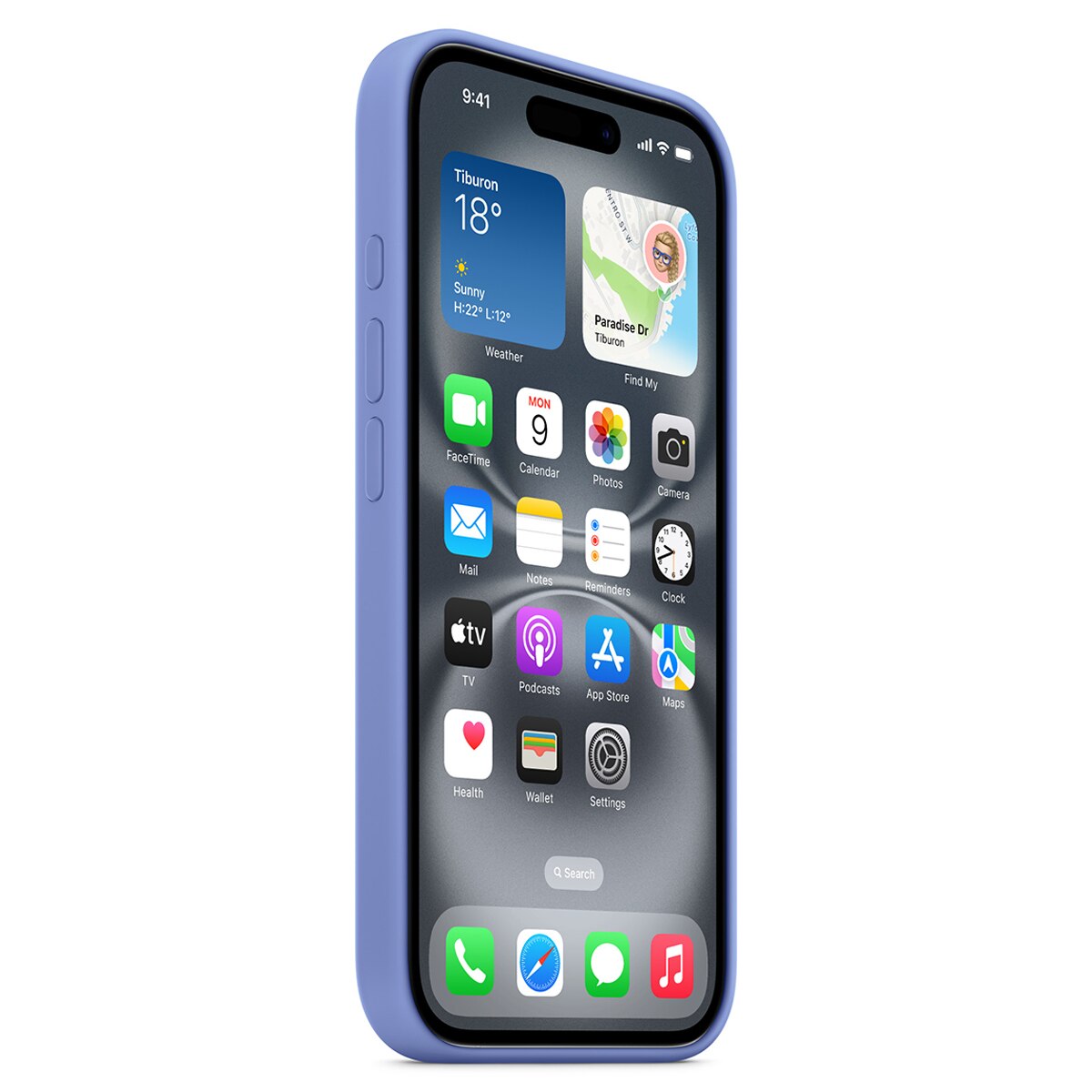 Funda de silicona con MagSafe para iPhone 16 - Violeta Violeta-2