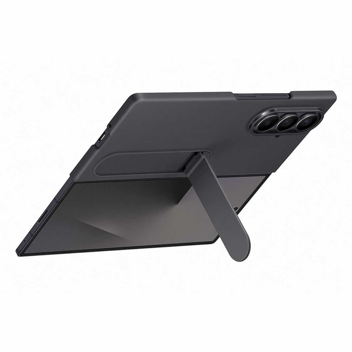 Funda Silicona negra Samsung + Protector de pantalla para Galaxy Z Fold 7 Negro-4