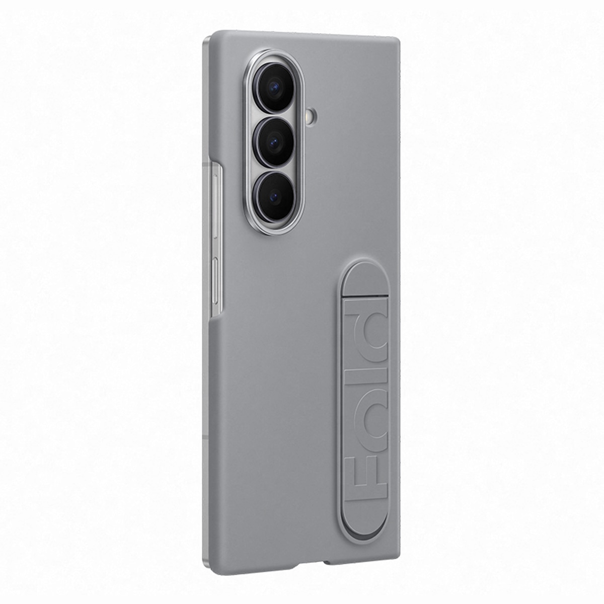 Capa Silicone Samsung Cinzento + Protetor de Ecrã para Galaxy Z Fold 7 Cinzento-3