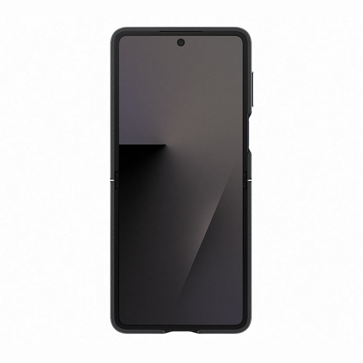 Funda de Cuero Vegano negra Samsung para Galaxy Z Flip7 Negro-3