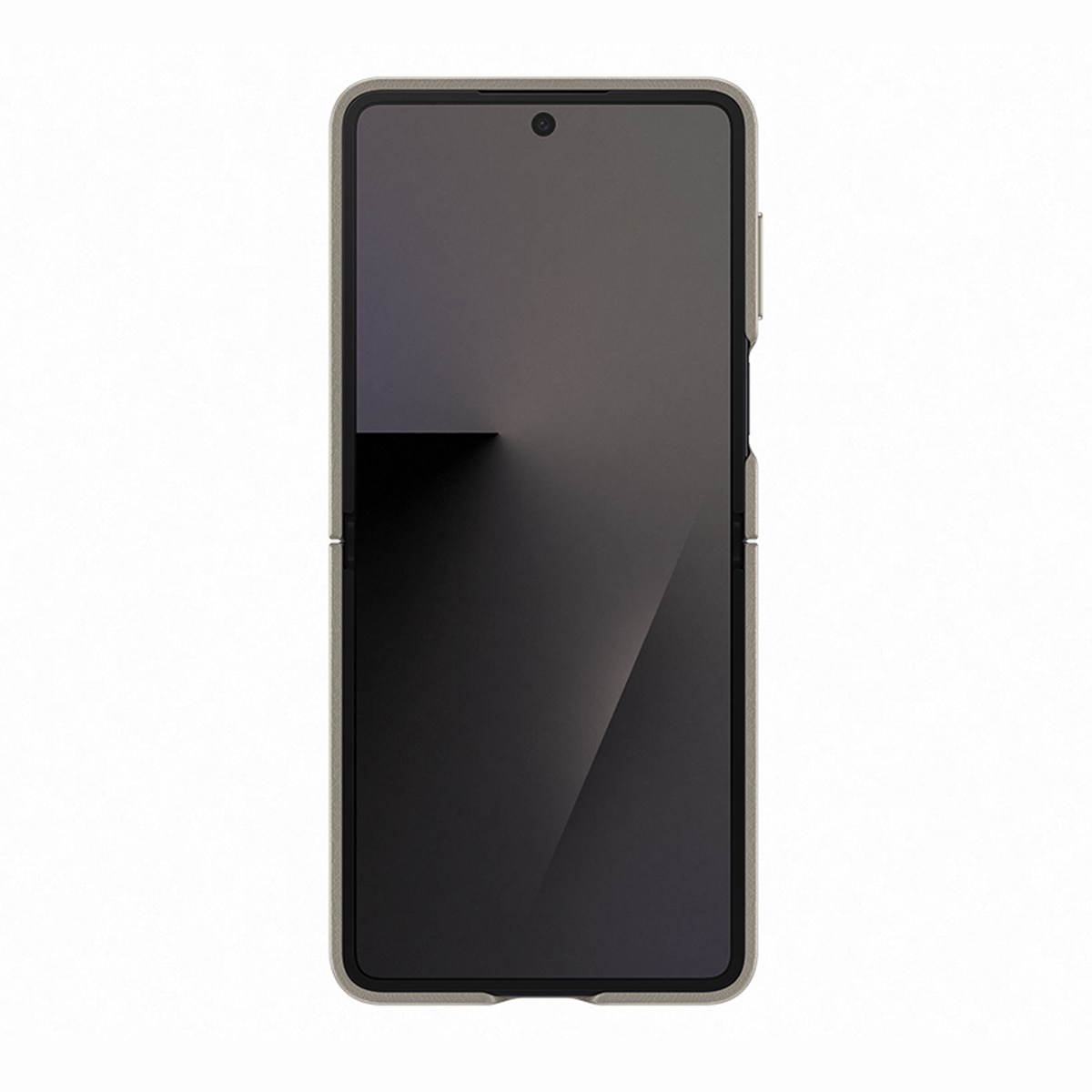 Funda de Cuero Vegano marrón oscuro Samsung para Galaxy Z Flip7 Marrón oscuro-3