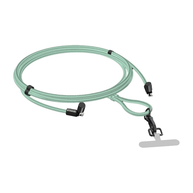Imagen 0 de Cordón Lanyard Friendly License con USB-C verde