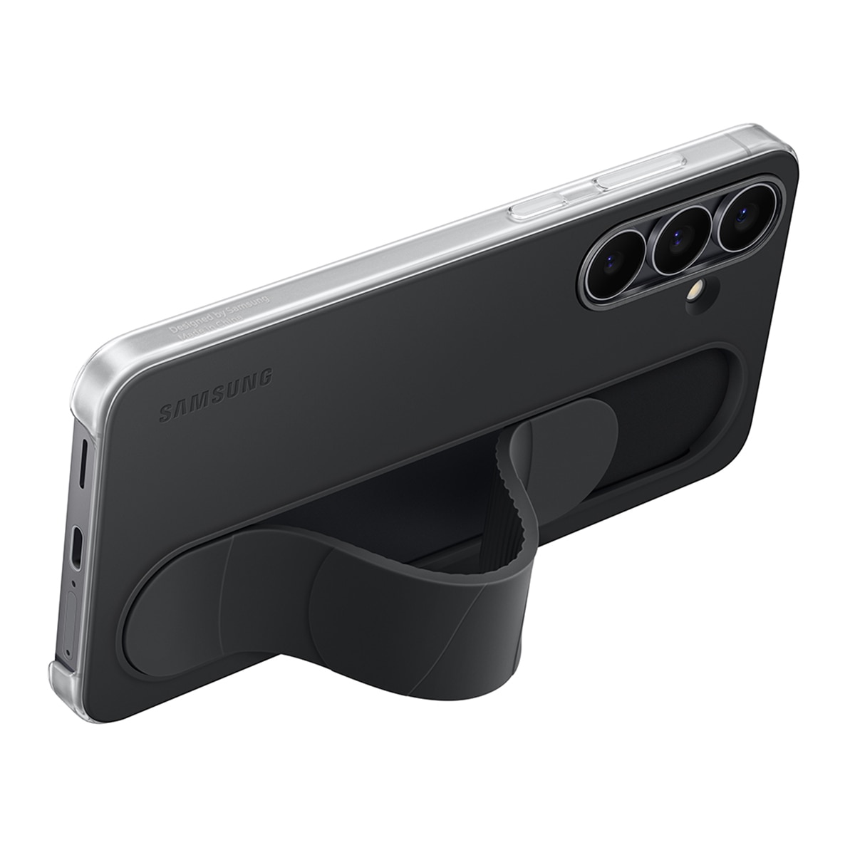 Funda con soporte negra Samsung para Galaxy S25 FE Negro-3