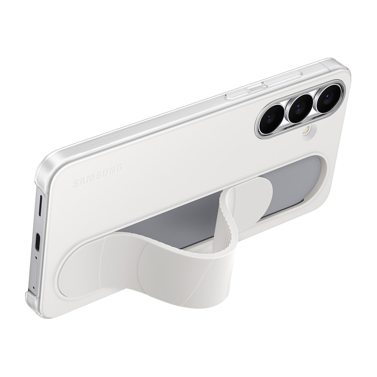 Funda con soporte blanca Samsung para Galaxy S25 FE Blanco-3