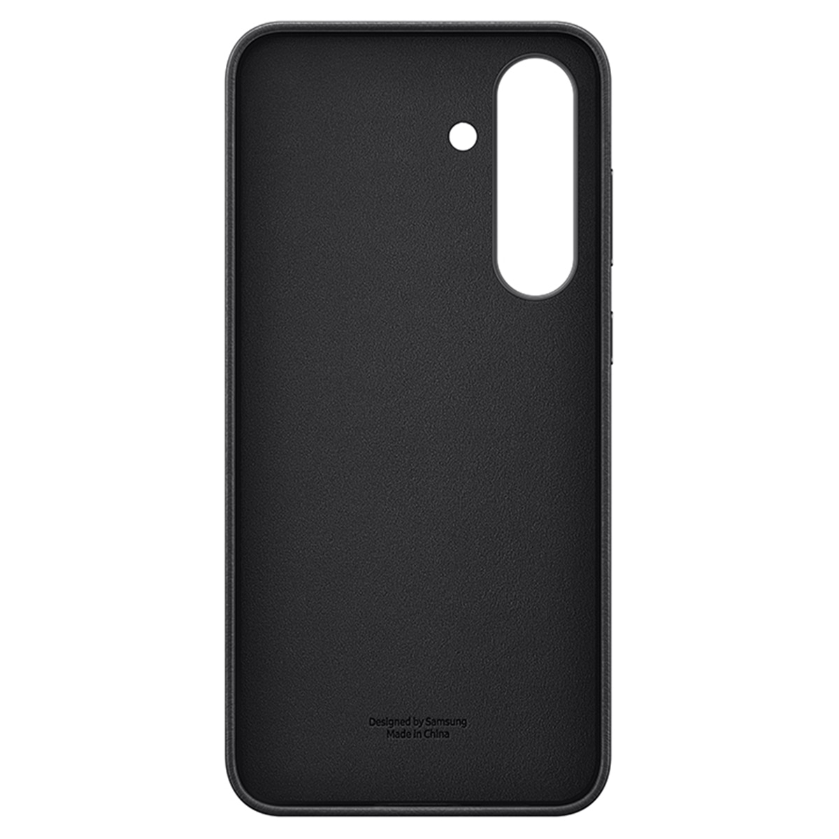 Funda de cuero vegano negra Samsung para Galaxy S25 FE Negro-2