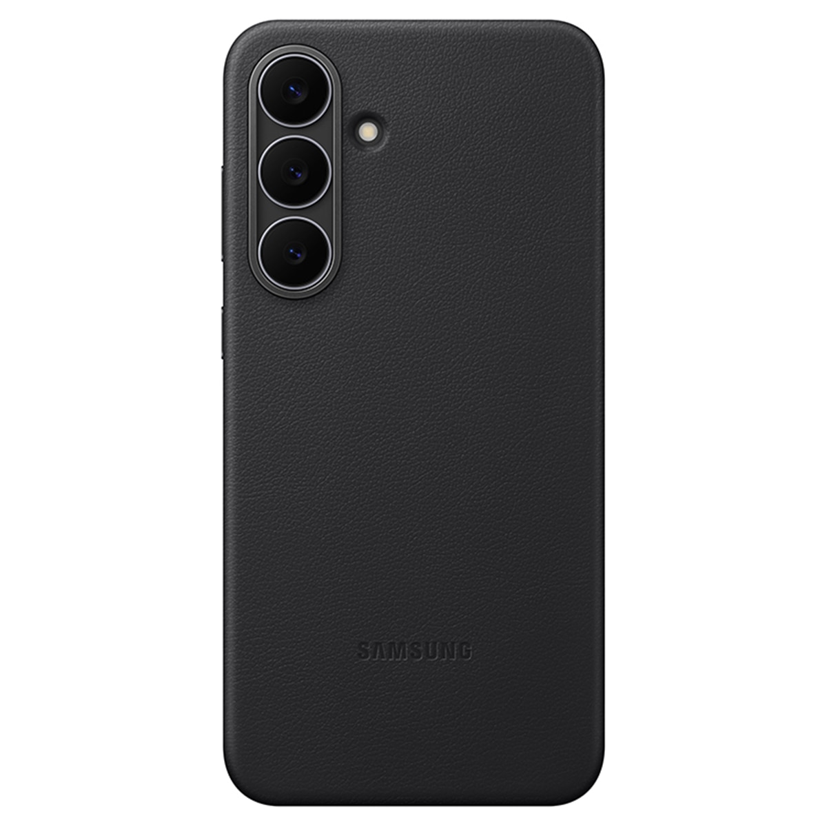 Funda de cuero vegano negra Samsung para Galaxy S25 FE Negro-3