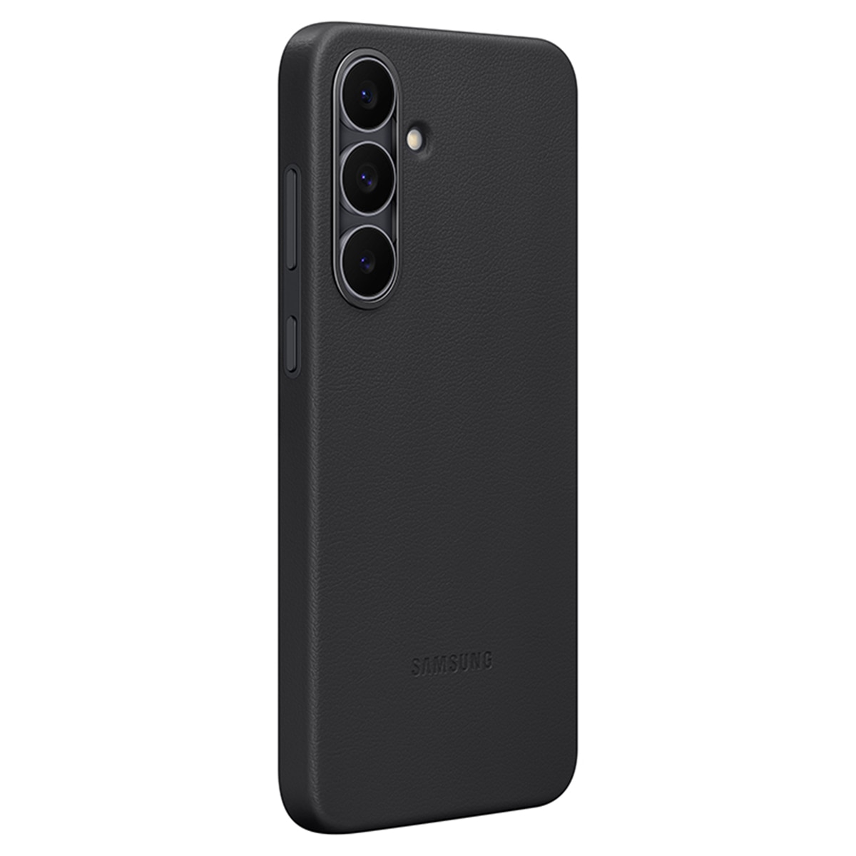 Funda de cuero vegano negra Samsung para Galaxy S25 FE Negro-4