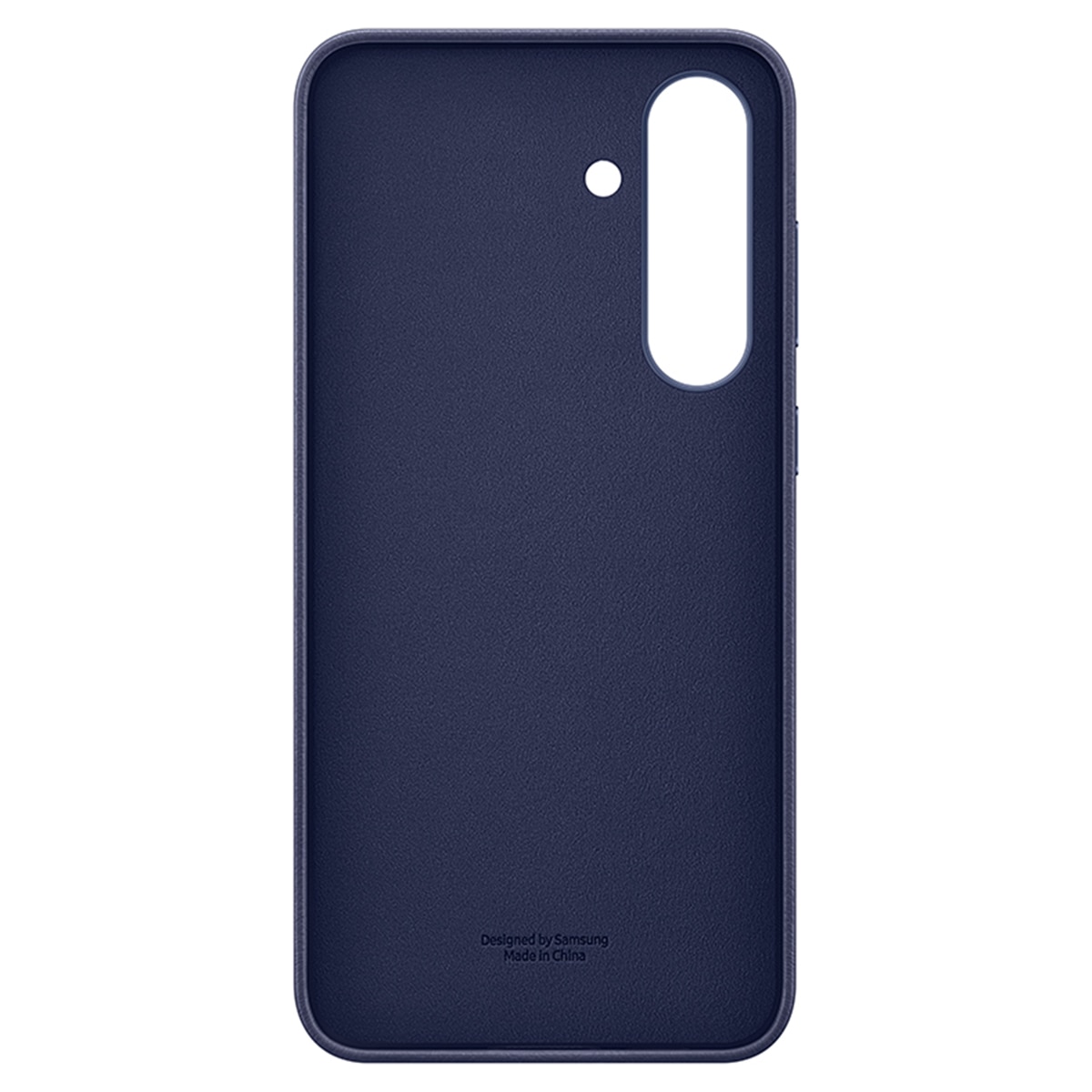 Funda de cuero vegano azul oscuro Samsung para Galaxy S25 FE Azul oscuro-2