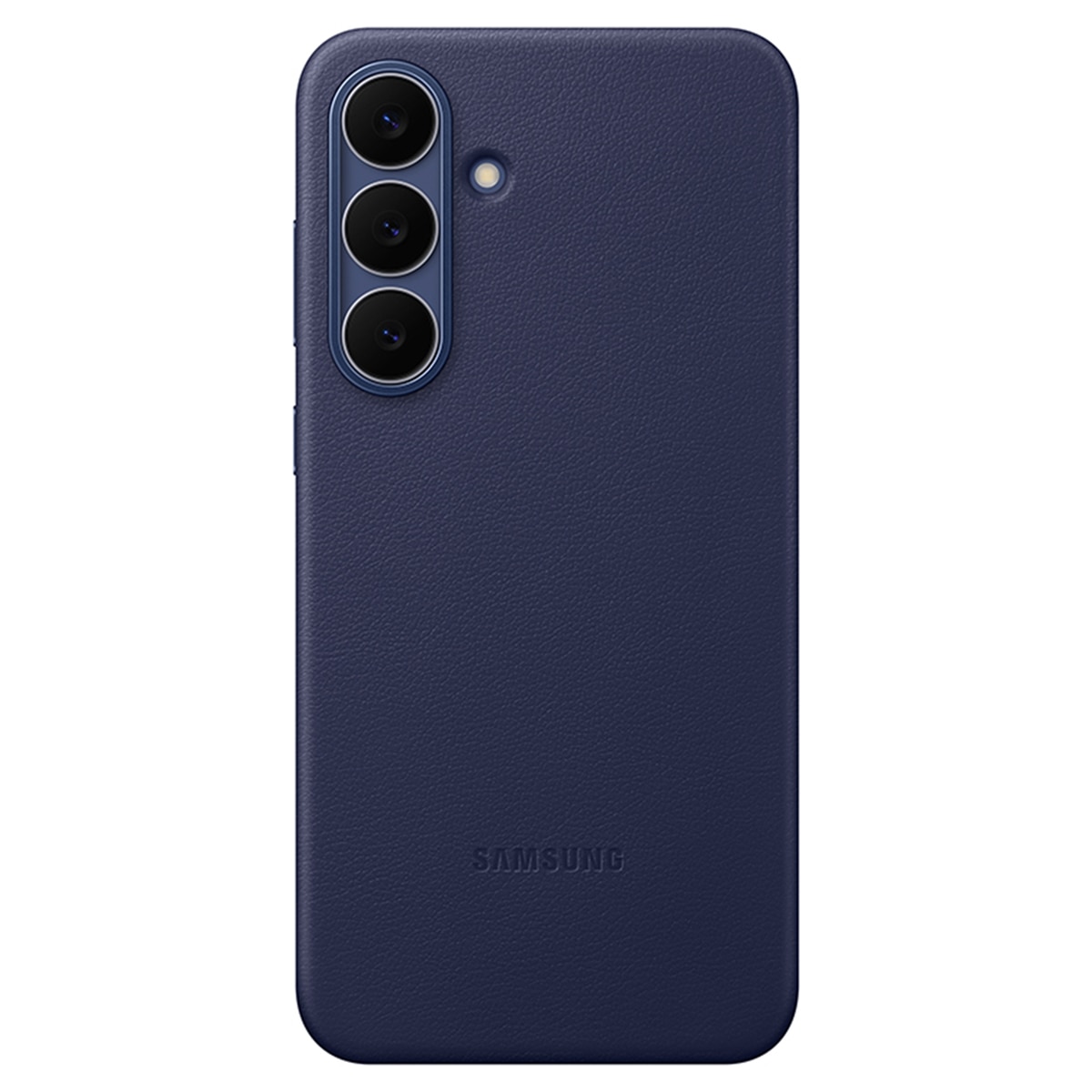 Funda de cuero vegano azul oscuro Samsung para Galaxy S25 FE Azul oscuro-3
