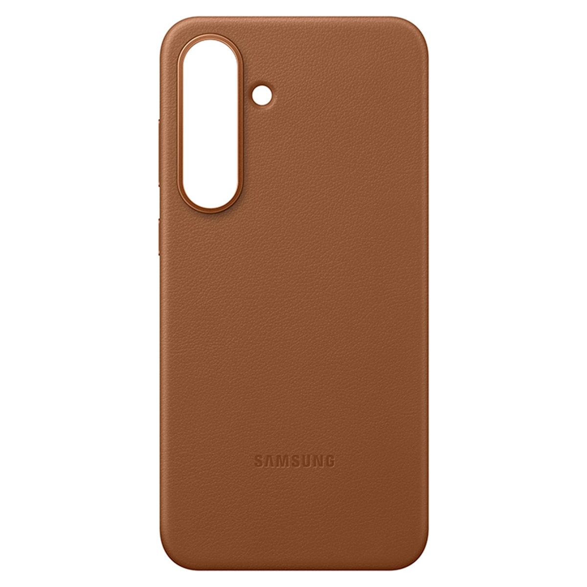 Imagen 0 de Funda de cuero vegano marrón Samsung para Galaxy S25 FE