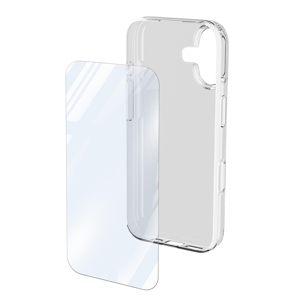 Kit: Funda + protector de pantalla para iPhone 17 Transparente-1
